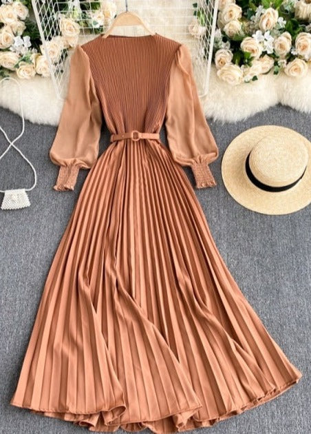 ANABEL PLEATED DRESS
