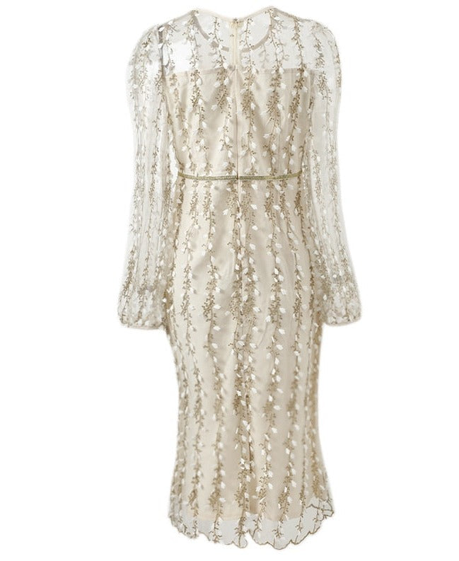 NINO EMBROIDERED DRESS